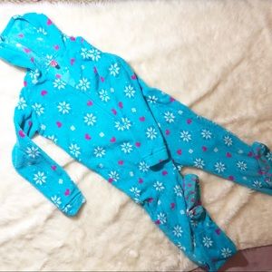 •Jenni Blue Snowflake Onesie•